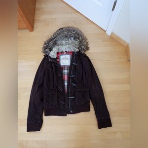 Abercrombie & Fitch Brown Winter Jacket